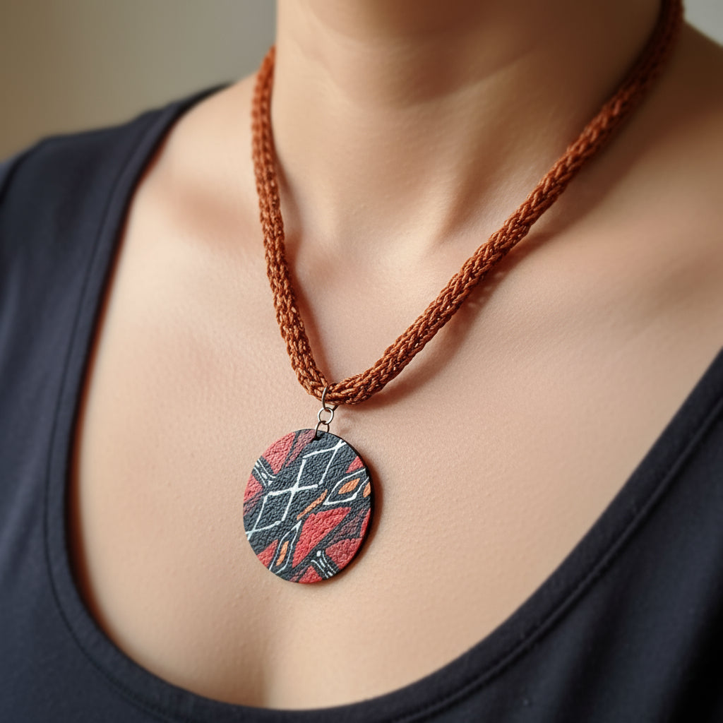 Collier "Lagos" - Pendentif Inspiration Africaine