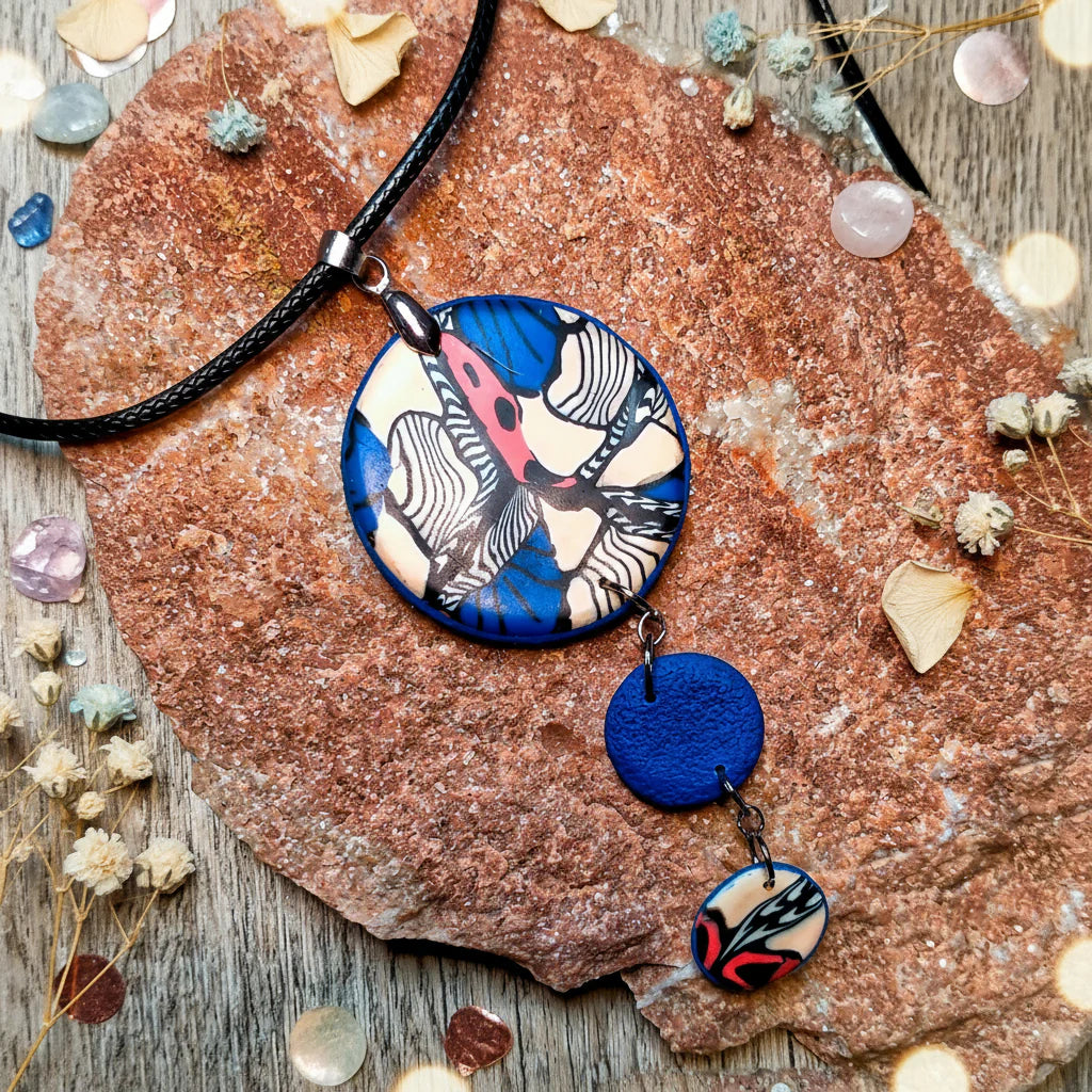 Collier "Amara" - Pendentif Inspiration Africaine